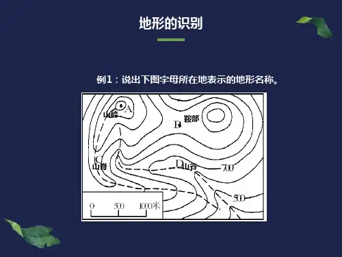 等高线地形图的计算