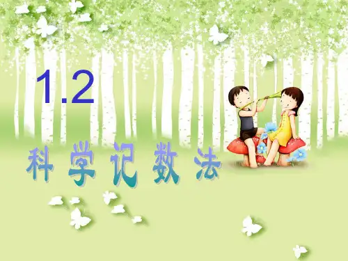 科学计数法、近似数)