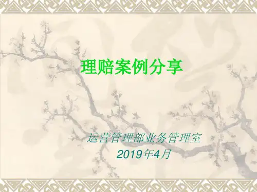 理赔案例分享-PPT课件