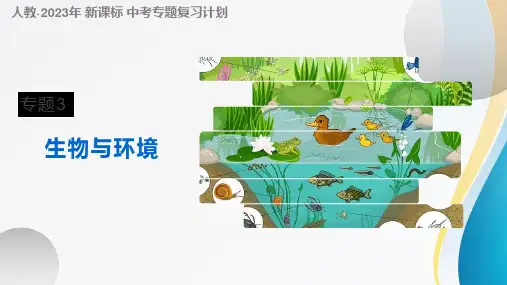 专题：生物与环境(精品课件)2023年中考生物二轮精准高效复习