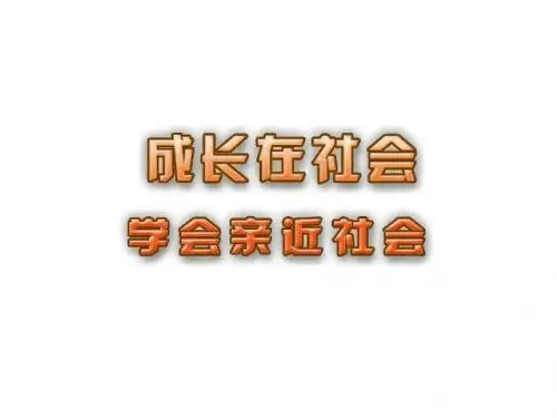 1.1.3学会亲近社会课件 苏教版九