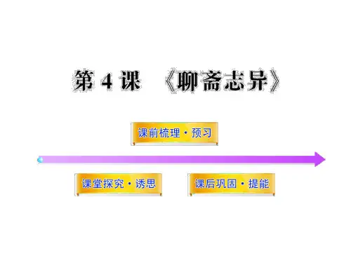《聊斋志异》之《香玉》《王六郎》(新人教版·选修)(64张ppt)