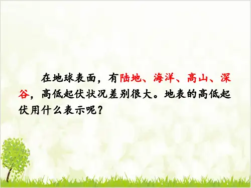 人教版地理七级上册 第四节 地形图的判读 优质课件ppt