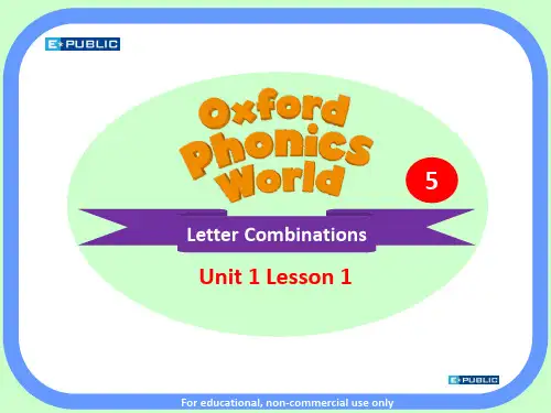  Oxford Phonics World教学PPT_Level5_U1_lesson1