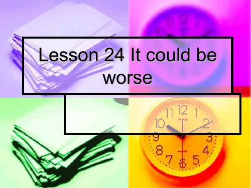新概念英语第二册课件Lesson24(共21页)