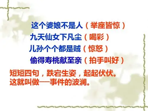 18写事要有点波澜-ppt