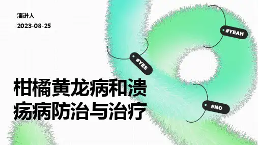 柑橘黄龙病和溃疡病防治与治疗