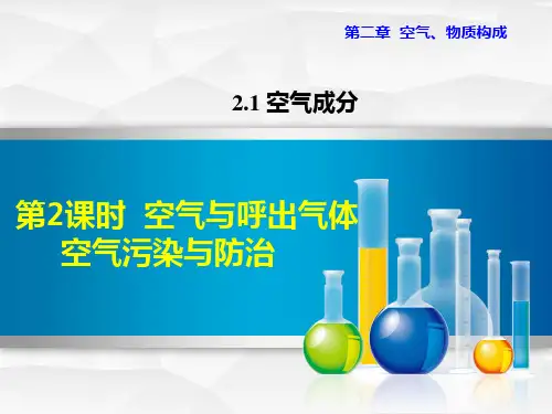 初中化学《空气与呼出气体  空气的污染与防治》教学PPT课件
