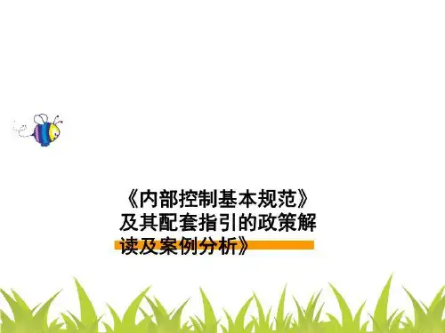 《内部控制基本规范》及其配套指引的政策解读及案例分析》