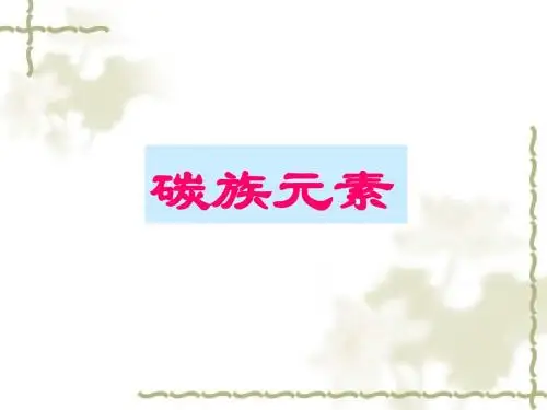 碳族元素