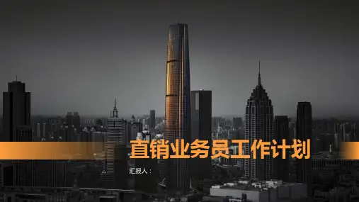 直销业务员工作计划