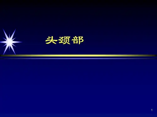 头颈部口腔颌面部影像诊断