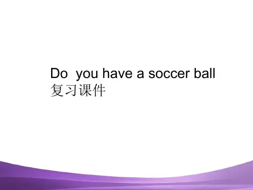 初一英语上册do_you_have_a_soccer_ball复习课件