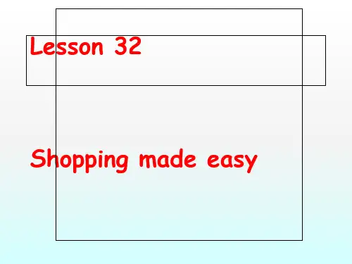 新概念英语第二册lesson32