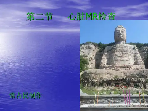 MRI第二节     心脏及水成像的临床应用MR检查技术