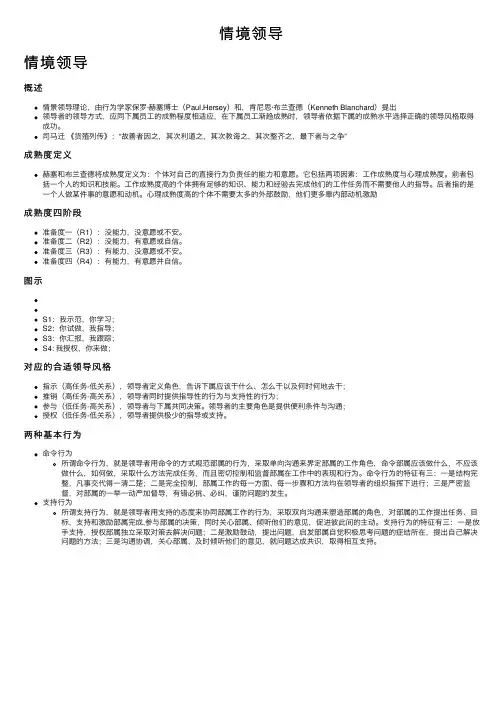 情境领导——精选推荐