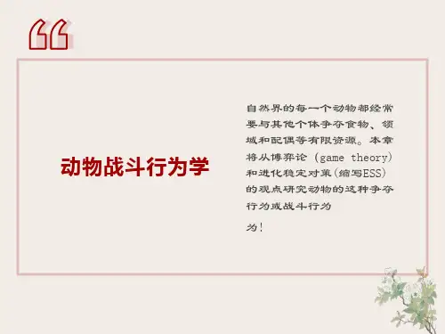 动物的战斗行为学