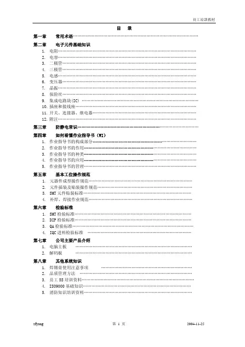 SMT品质培训资料
