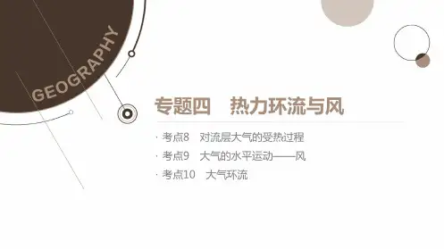 高考地理二轮专题复习：专题4热力环流与风_2023年学习资料