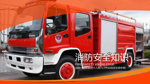 消防安全PPT模板