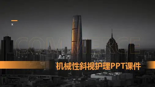 机械性斜视护理PPT课件