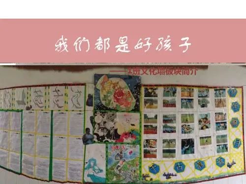 班级文化墙板块简介