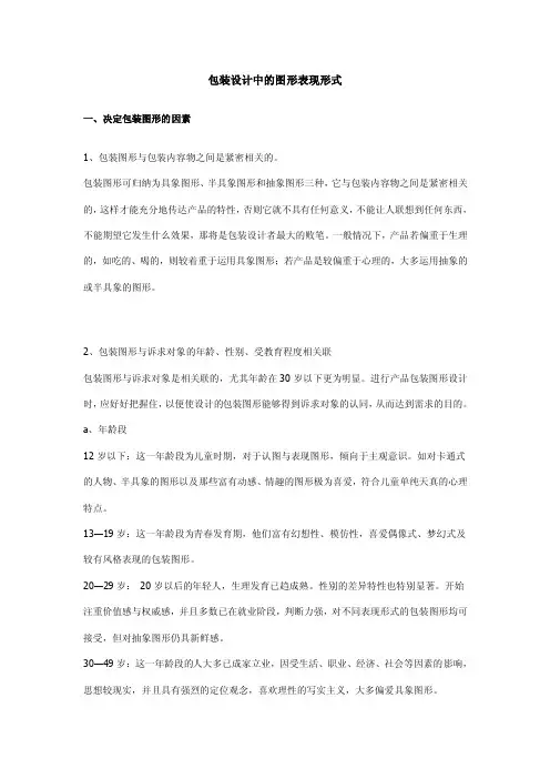 包装设计中的图形表现形式
