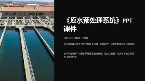 《原水预处理系统》课件