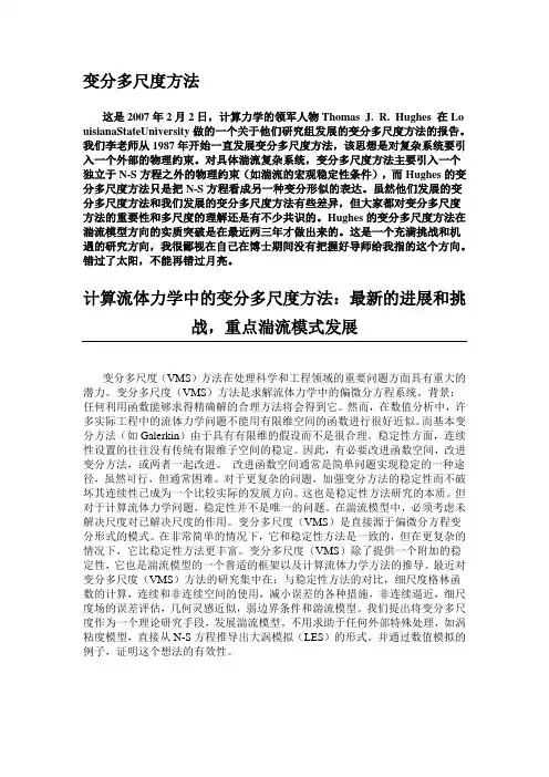 变分多尺度方法