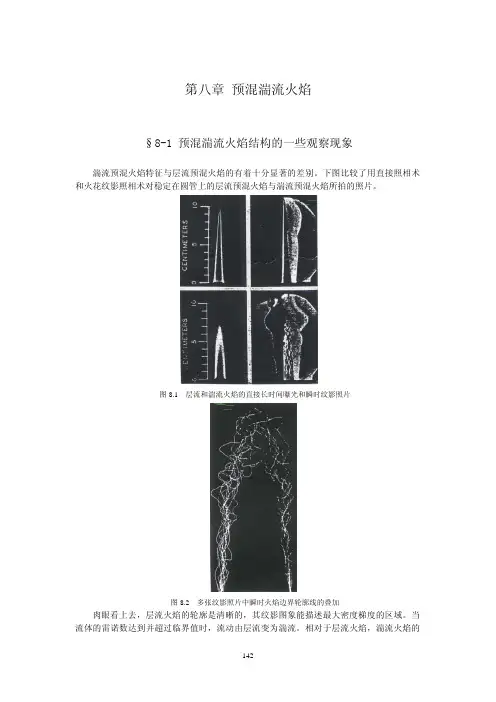 第八章 预混湍流火焰