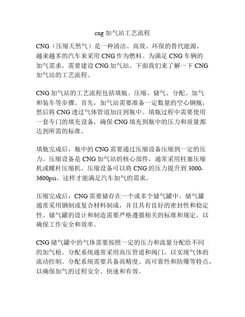 cng 加气站工艺流程