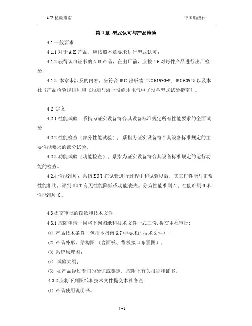 ch4 产品检验