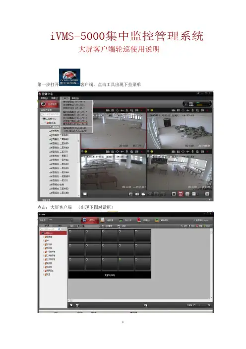 iVMS-5000轮巡使用说明