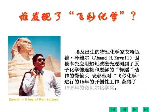 1999艾哈迈德·泽维尔(Ahmed H.Zewail)