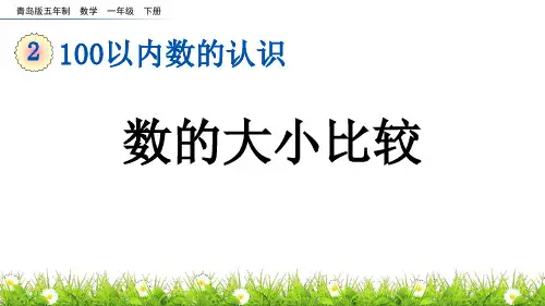 《数的大小比较》100以内数的认识PPT课件