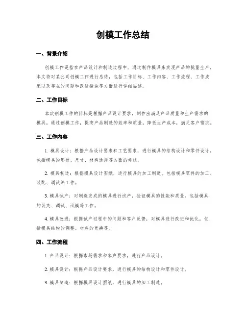 创模工作总结