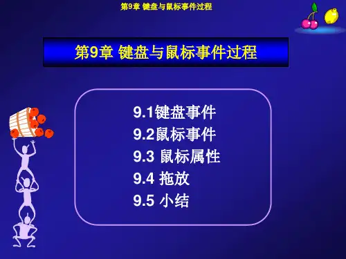第9章 键盘与鼠标事件过程