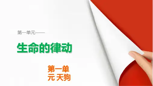 人教版选修《中国现代诗歌散文欣赏》第一单元天狗课件
