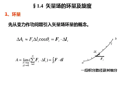 §14矢量场的环量及旋度.