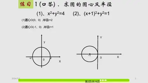 411圆的标准方程ppt