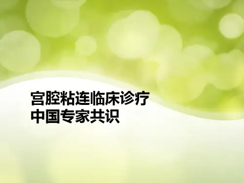 宫腔粘连临床诊疗PPT精选课件