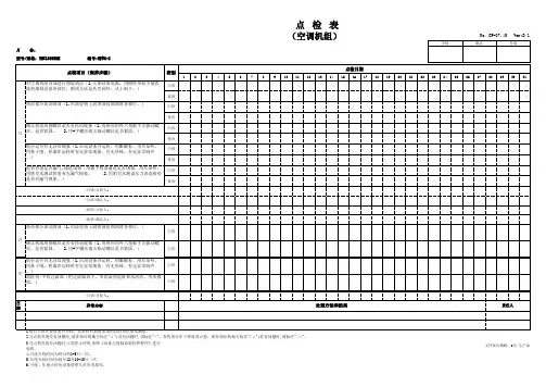 设备总点检表(日、月、年)(打印用)