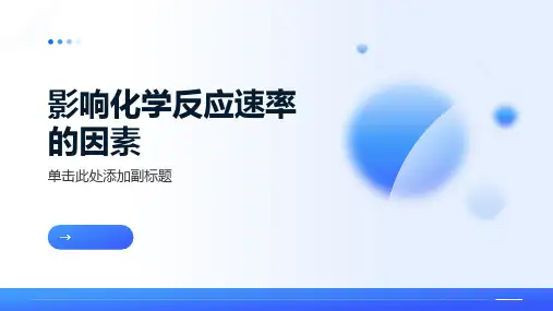 影响化学反应速率的因素ppt课件