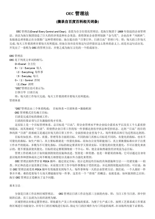 OEC管理法
