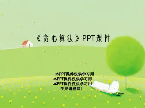 《贪心算法》PPT课件
