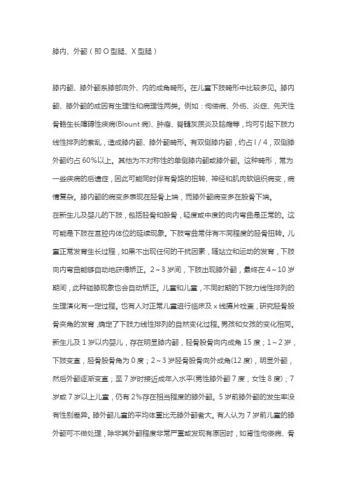 膝内、外翻