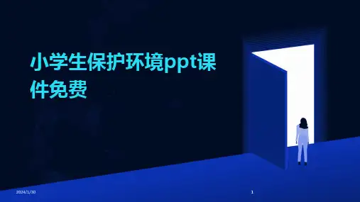 2024版小学生保护环境ppt课件免费
