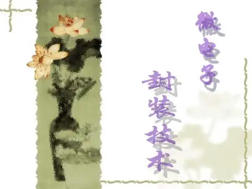 微电子封装技术讲义06.07[1]