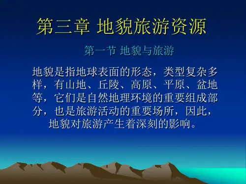 3-地貌旅游资源