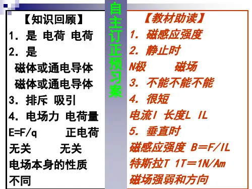 磁感应强度
